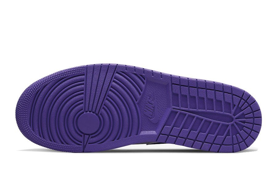 Air Jordan-Air Jordan 1 Mid White Black Purple-StoreGoods