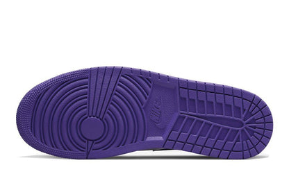 Air Jordan-Air Jordan 1 Mid White Black Purple-StoreGoods
