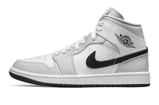 Air Jordan-Air Jordan 1 Mid White Light Smoke Grey-StoreGoods