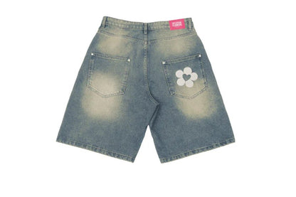 Boys with Flowers-Denim Shorts Blue-StoreGoods