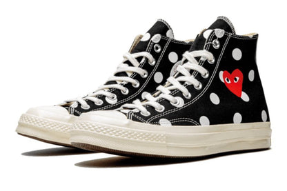 Converse-Chuck Taylor All-Star 70S Hi Comme Des Garcons Polka Dot Black-StoreGoods