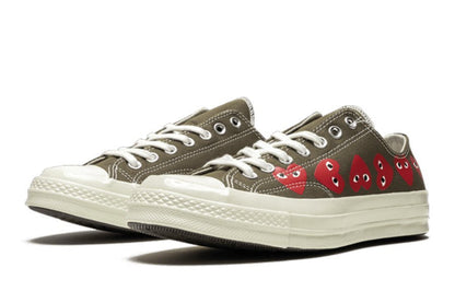 Converse-Chuck Taylor All-Star 70S Ox Comme Des Garcons Multi-Heart Green-StoreGoods