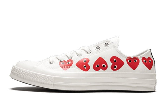 Converse-Chuck Taylor All-Star 70S Ox Comme Des Garcons Multi-Heart White-StoreGoods
