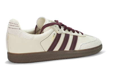 Adidas Samba OG Wonder White Maroon