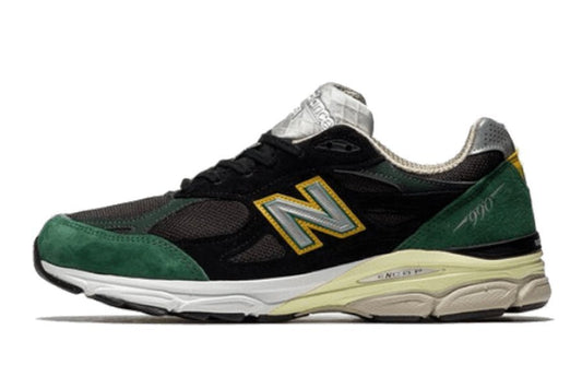 New Balance-990 V3 Black Green Yellow-StoreGoods