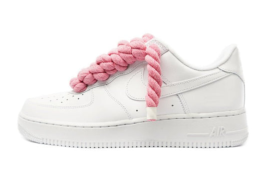Nike-Air Force 1 Low '07 White Rope Force Pink-StoreGoods