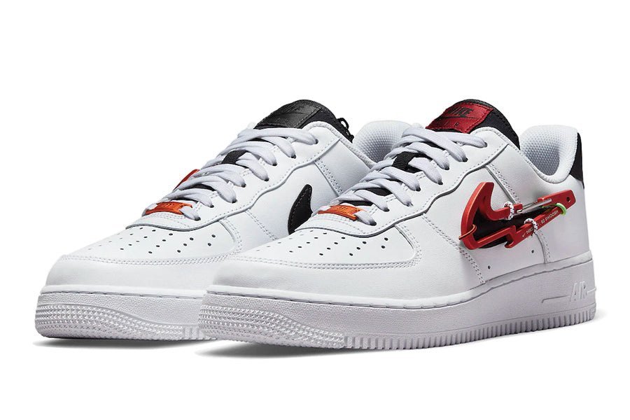 Nike-Air Force 1 Low Carabiner Swoosh Red-StoreGoods