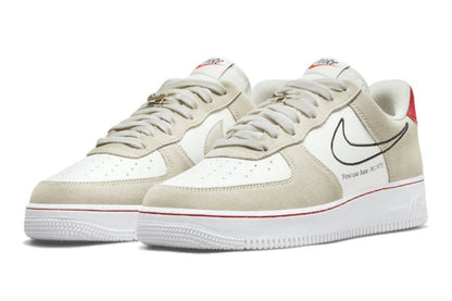 Nike-Air Force 1 Low First Use Light Sail Red-StoreGoods