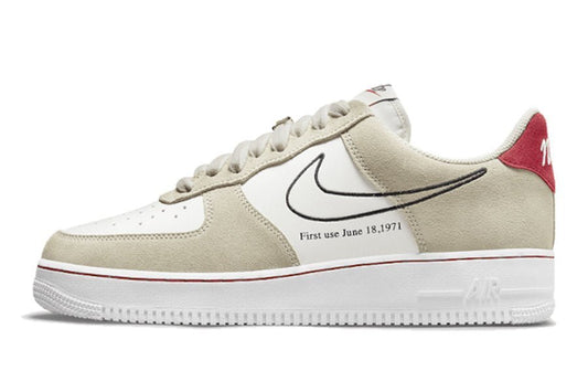 Nike-Air Force 1 Low First Use Light Sail Red-StoreGoods