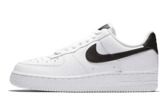 Nike-Air Force 1 Low White Black Pebbled Leather-StoreGoods