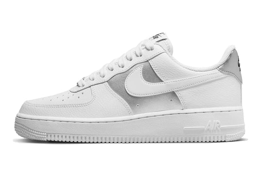 Nike-Air Force 1 Low White Metallic Silver-StoreGoods