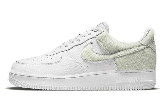 Nike-Air Force 1 Low White Pony Hair Heel-StoreGoods