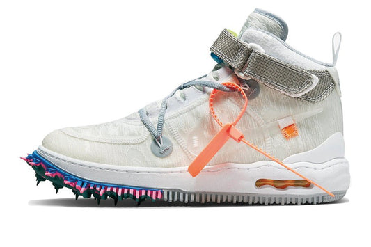 Nike-Air Force 1 Mid Off White Clear White-StoreGoods