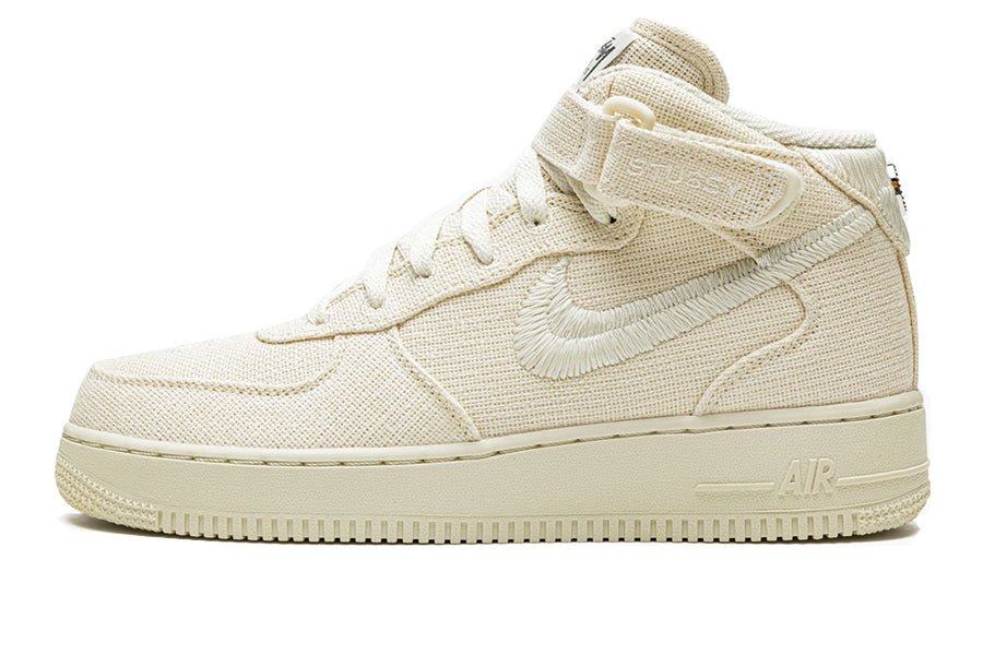 Nike-Air Force 1 Mid Stussy Fossil-StoreGoods