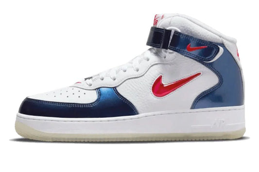 Nike-Air Force 1 Mid University Red Midnight Navy-StoreGoods