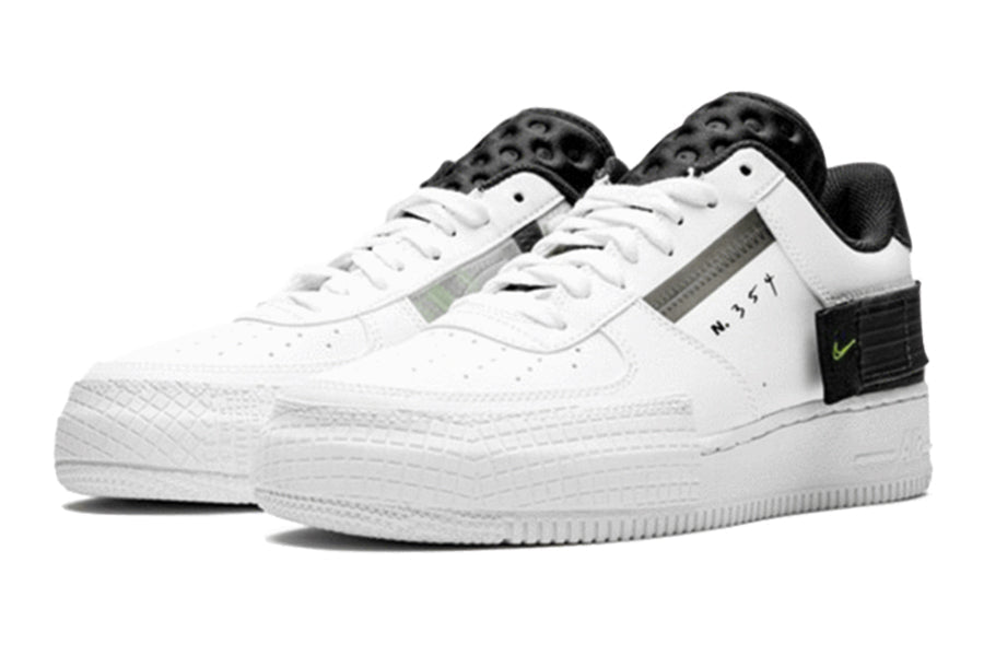 Nike-Air Force 1 Type White Black Volt-StoreGoods