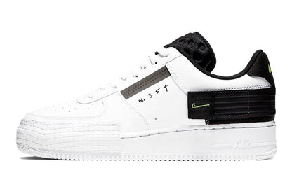 Nike-Air Force 1 Type White Black Volt-StoreGoods