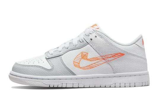 Nike-Dunk Low 3D Swoosh White Grey-StoreGoods
