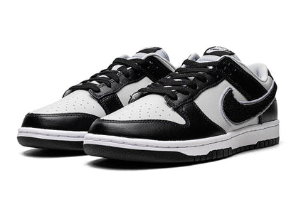 Nike-Dunk Low Chenille Swoosh Grey Black-StoreGoods
