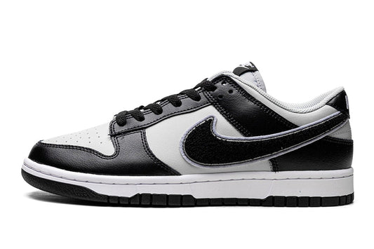 Nike-Dunk Low Chenille Swoosh Grey Black-StoreGoods