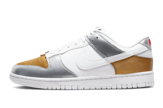 Nike-Dunk Low Gold Silver-StoreGoods