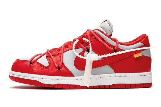 Nike-Dunk Low Off White University Red-StoreGoods