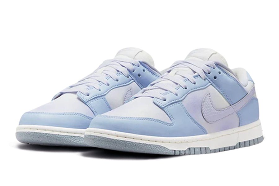 Nike-Dunk Low White Blue Airbrush-StoreGoods