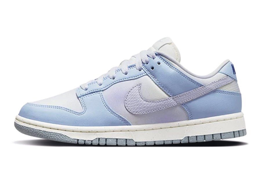 Nike-Dunk Low White Blue Airbrush-StoreGoods