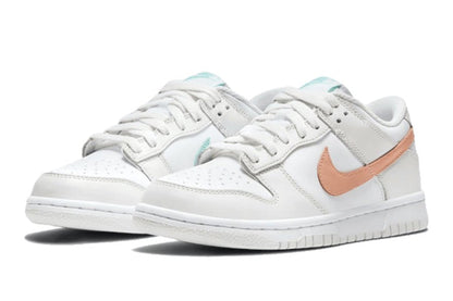 Nike-Dunk Low White Bone Peach Aqua-StoreGoods