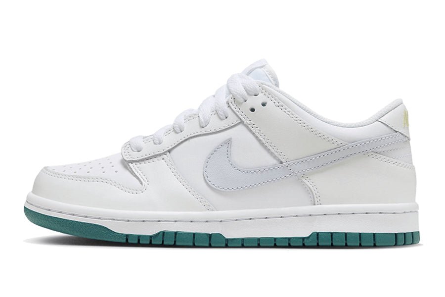 Nike-Dunk Low White Grey Teal-StoreGoods