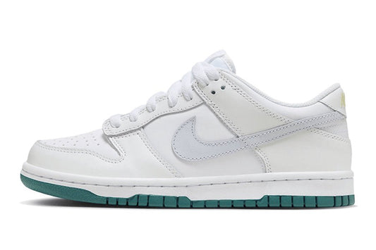 Nike-Dunk Low White Grey Teal-StoreGoods